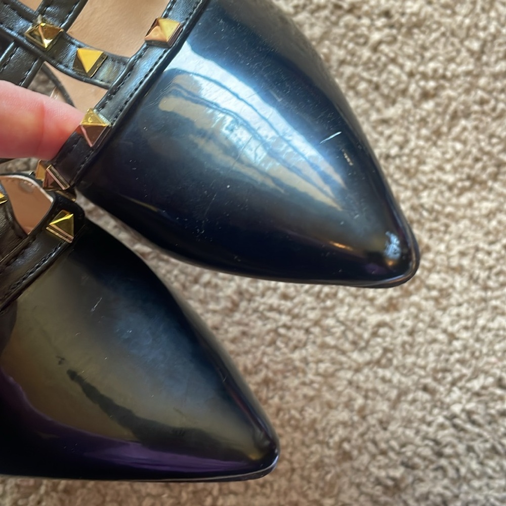 Nicole Miller Rockstud stiletto heels size 8 - Picture 7 of 7